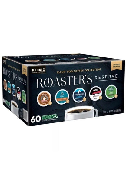 Roaster's Reserve Coffee K-Cup Pod Variety Pack, 60ct K-Cup Pods