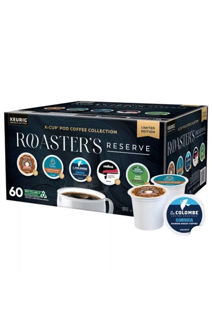 Roaster's Reserve Coffee K-Cup Pod Variety Pack, 60ct K-Cup Pods