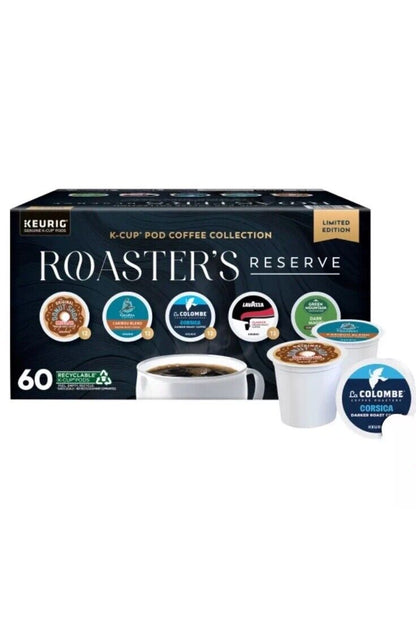 Roaster's Reserve Coffee K-Cup Pod Variety Pack, 60ct K-Cup Pods