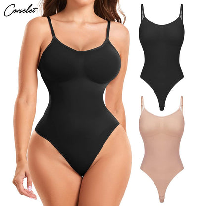 Shapers Body Suit Thong Shapewear for Women with Tummy Control and Butt Lifting Feature - Womenswear, Medium Premier Blind Premier Blind bust jumpsuit halloween dog bow sweatshirt compression wear knitwear clothes butt lifter warm vest swim bodysuit taylo