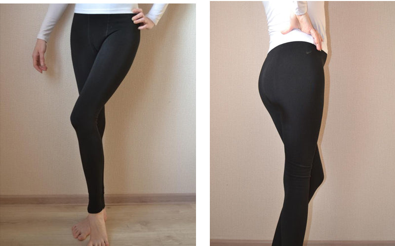 Women Winter Leggings Warm Leggins High Waist Solid Color Velvet Women Thickened Velvet Leggings Stretchy Black Leggings