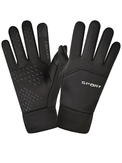 Winter Outdoor Sports Running Glove Warm Touch Screen Gym Fitness Full Finger Gloves For Men Women Knitted Magic Gloves