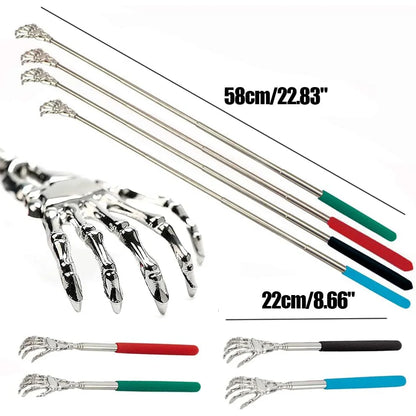 Stainless Steel Back Scratcher Telescopic Scratching Massager Extendable Itch Old Man Happy Health Products Hackle Handicrafts