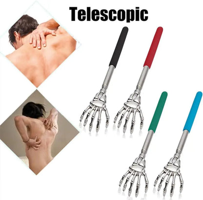 Stainless Steel Back Scratcher Telescopic Scratching Massager Extendable Itch Old Man Happy Health Products Hackle Handicrafts