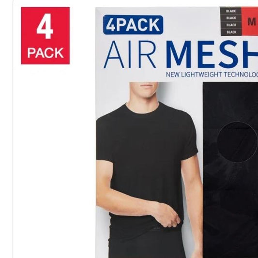 32 Degrees Men's Air Mesh Tee 4-pack moose knuckles coat lululemon jacket men pocket zipper